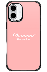 Doamna Porsche (pink) - Apple iPhone 16 Plus