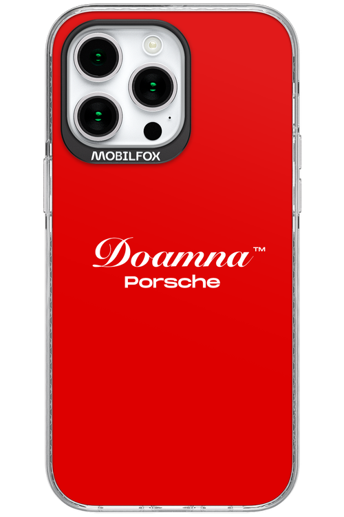Doamna Porsche (red) - Apple iPhone 15 Pro Max