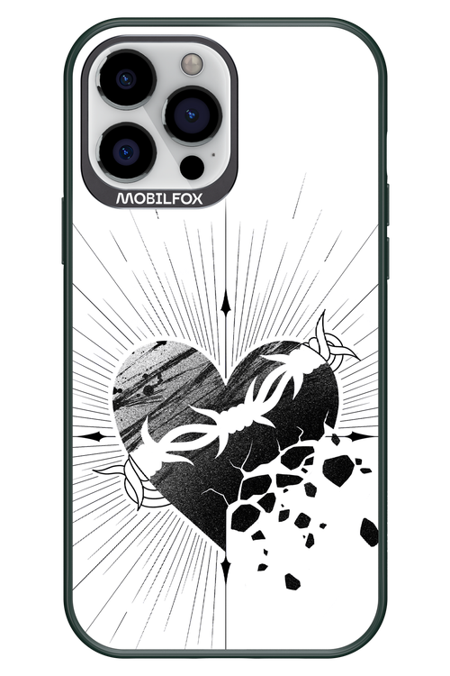 Fekete Szív - Apple iPhone 13 Pro Max