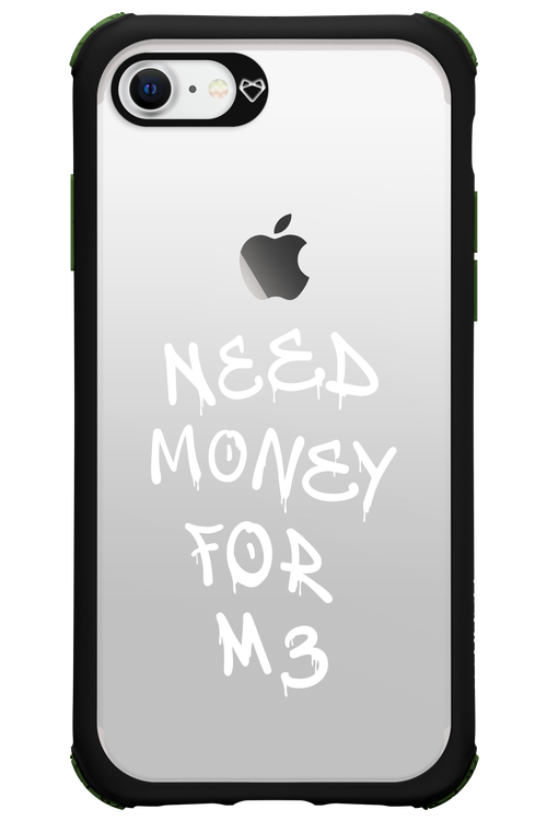 Need M3 Transparent White - Apple iPhone 7