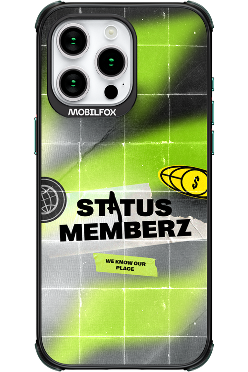Status Memberz - Apple iPhone 15 Pro Max
