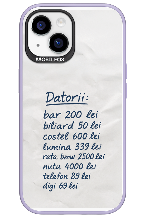 The List - Apple iPhone 15