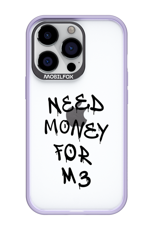 Need M3 Transparent Black - Apple iPhone 13 Pro