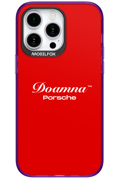 Doamna Porsche (red) - Apple iPhone 15 Pro Max
