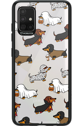 Scary Dachshund (Transparent) - Samsung Galaxy A51