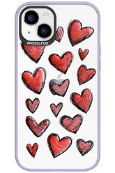 Red Love Transparent 2.0 - Apple iPhone 15 Plus