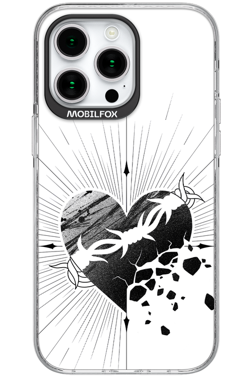 Fekete Szív - Apple iPhone 15 Pro Max