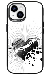Fekete Szív - Apple iPhone 15