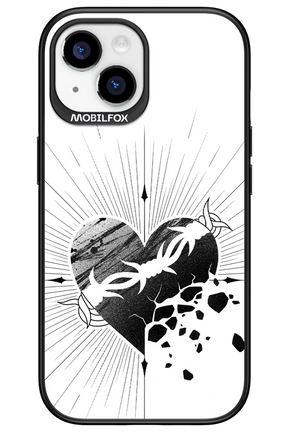 Fekete Szív - Apple iPhone 15