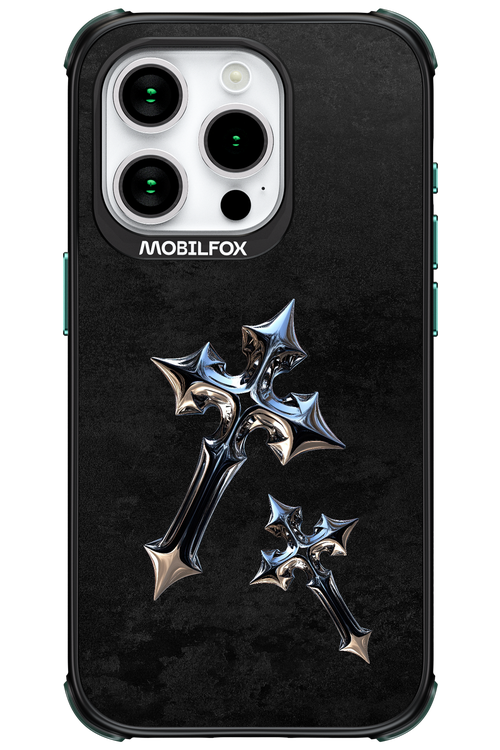 Chrome Crosses 2.0 - Apple iPhone 15 Pro