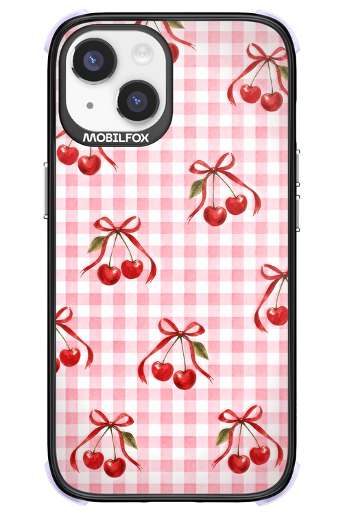Pink Cherry Checked 2.0 - Apple iPhone 14