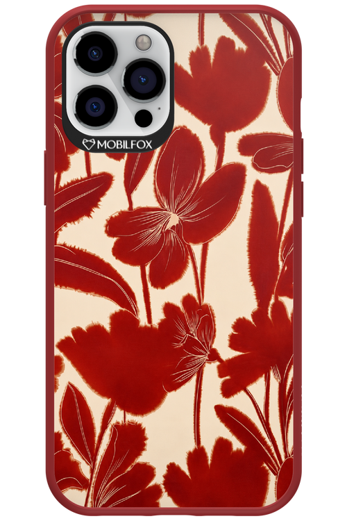Burgundy Flowers 2.0 - Apple iPhone 12 Pro Max