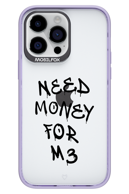 Need M3 Transparent Black - Apple iPhone 14 Pro Max