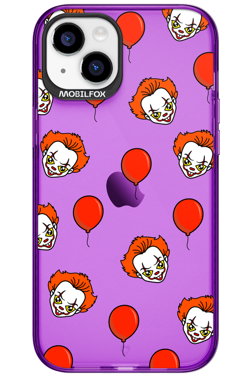 Mystery Clown (Transparent) - Apple iPhone 15 Plus