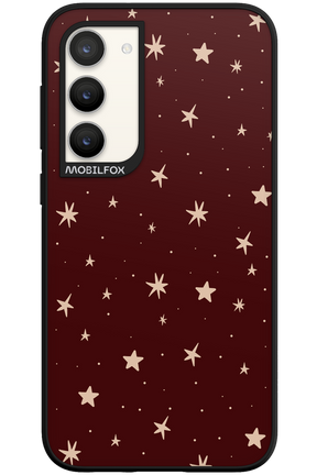 Burgundy Stars - Samsung Galaxy S23 Plus