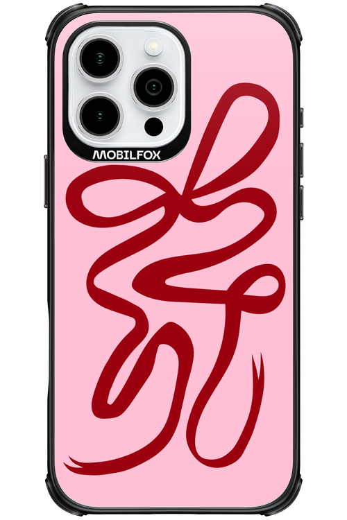Burgundy Bow - Apple iPhone 16 Pro Max