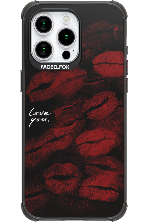 LOVE U BLACK 2.0 - Apple iPhone 15 Pro Max