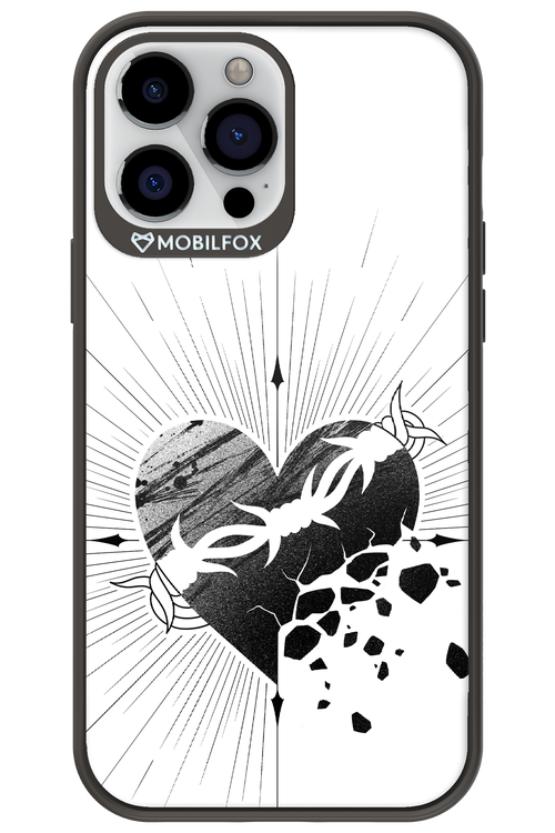 Fekete Szív - Apple iPhone 13 Pro Max