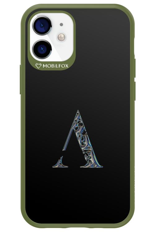 ⁠ ⁠Azteca A Chrome Logo - Apple iPhone 12 Mini