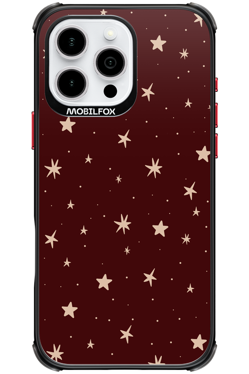 Burgundy Stars - Apple iPhone 16 Pro Max