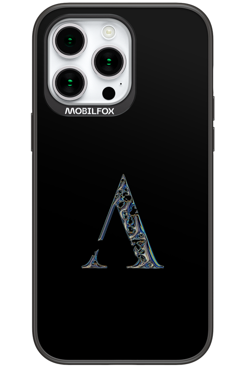 ⁠ ⁠Azteca A Chrome Logo - Apple iPhone 15 Pro Max