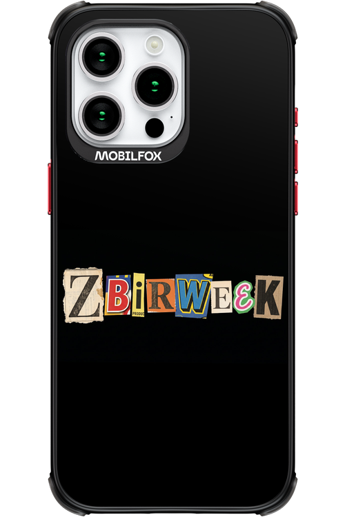 Zbirweek (black) 2.0 - Apple iPhone 15 Pro Max