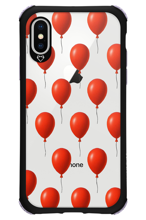 Red Balloons - Apple iPhone X