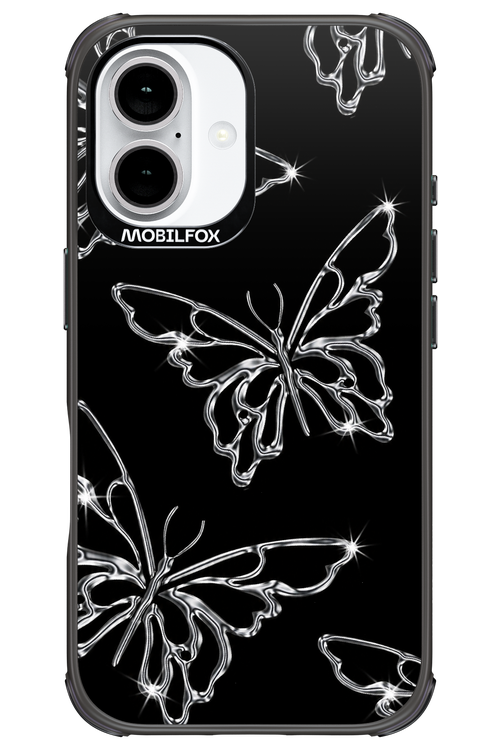 Silver Butterfly 2.0 - Apple iPhone 16