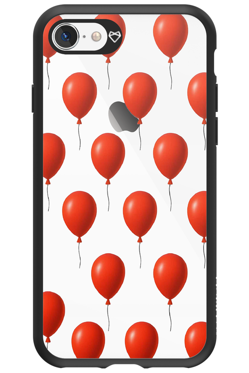 Red Balloons - Apple iPhone 8