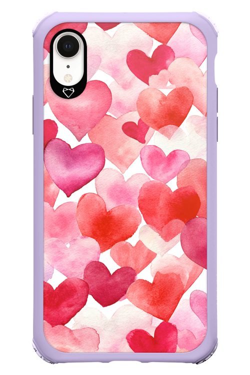 Water Painted Heart 2.0 - Apple iPhone XR