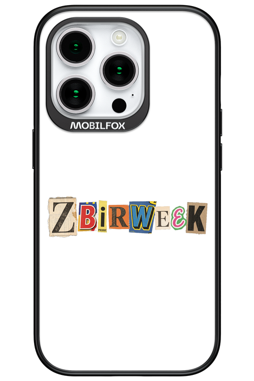 Zbirweek (white) 2.0 - Apple iPhone 15 Pro