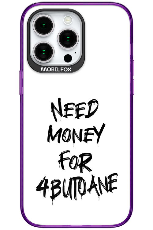 Need Money For Butoane Black - Apple iPhone 15 Pro Max