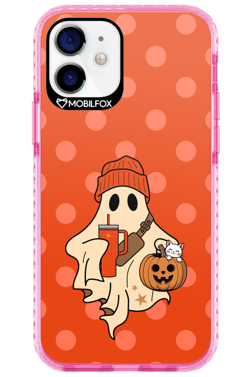 Ghost Girl (Orange) - Apple iPhone 12