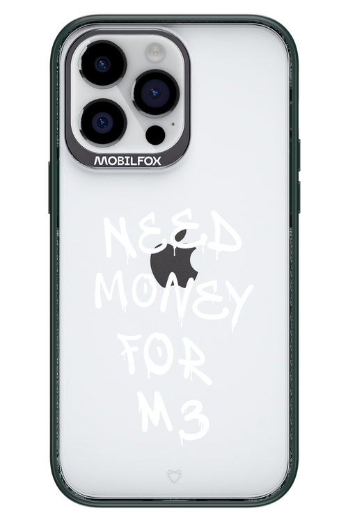 Need M3 Transparent White - Apple iPhone 14 Pro Max