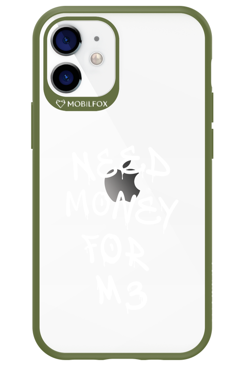 Need M3 Transparent White - Apple iPhone 12 Mini