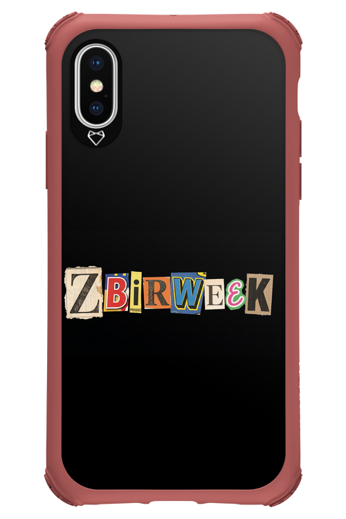 Zbirweek (black) 2.0 - Apple iPhone X