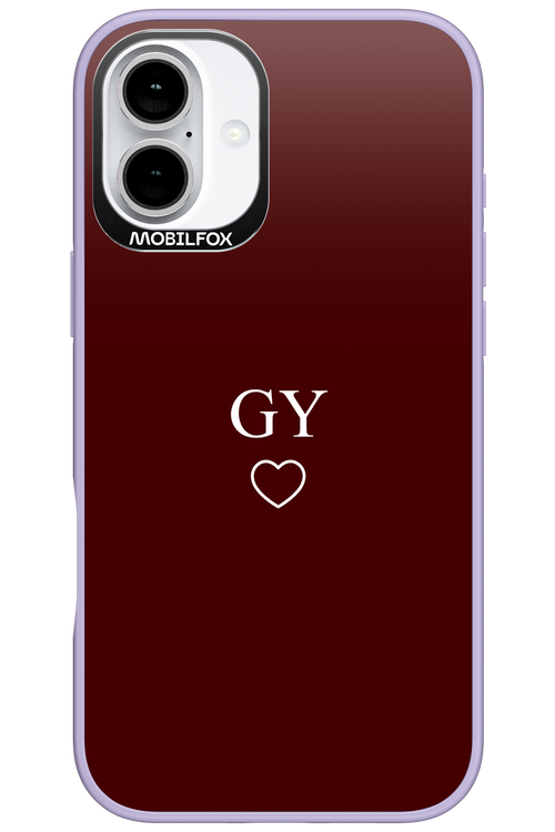 GY Burgundia 2.0 - Apple iPhone 16 Plus