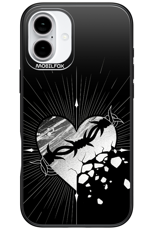Fehér Szív 2.0 - Apple iPhone 16 Plus