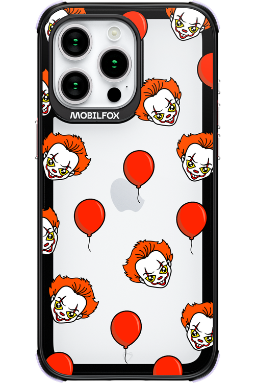 Mystery Clown (Transparent) - Apple iPhone 15 Pro Max