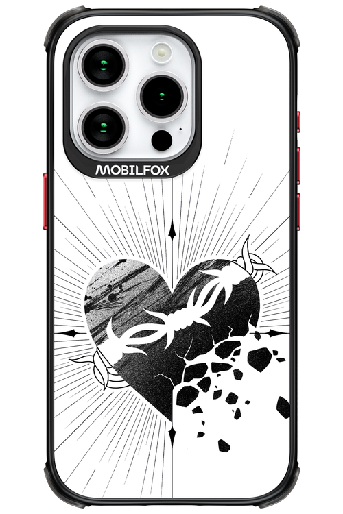 Fekete Szív 2.0 - Apple iPhone 15 Pro