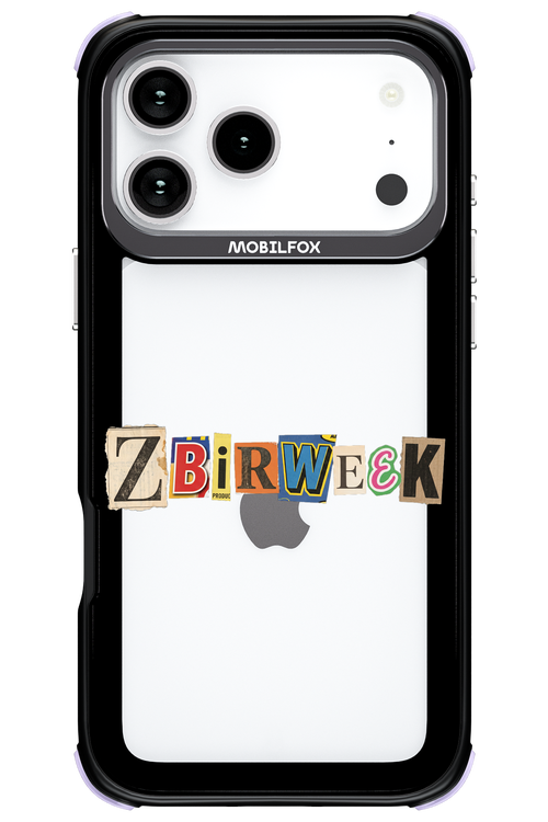 Zbirweek (transparent) 2.0 - Apple iPhone 17 Pro Max