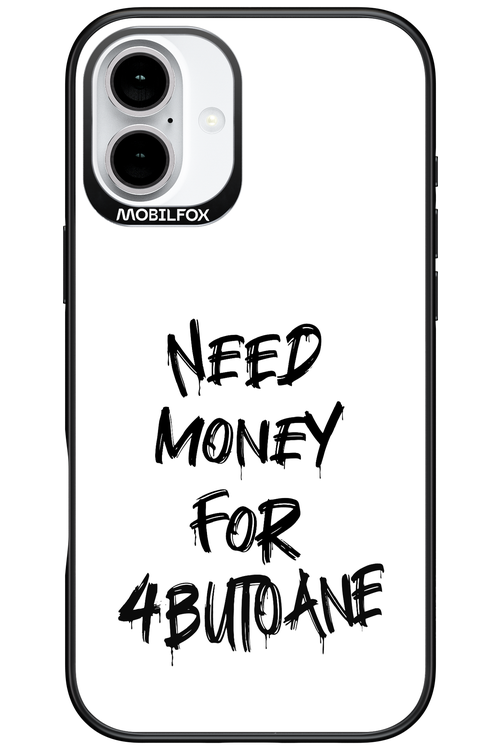 Need Money For Butoane Black - Apple iPhone 16 Plus