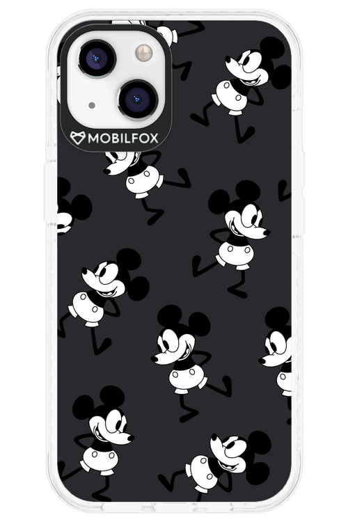 Iconic Mouse (antracite pattern) - Apple iPhone 13