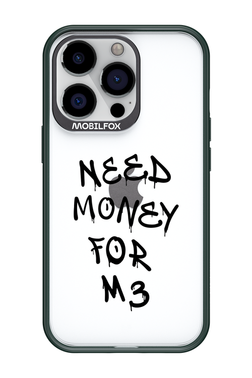 Need M3 Transparent Black - Apple iPhone 13 Pro