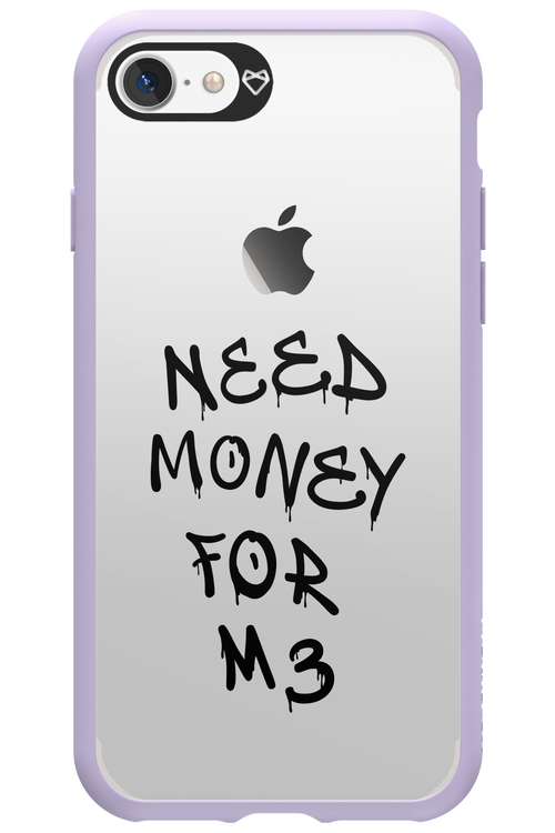 Need M3 Transparent Black - Apple iPhone 7