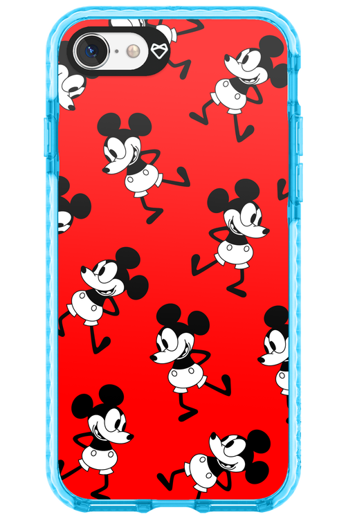 Iconic Mouse (red pattern) - Apple iPhone 7