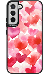 Water Painted Heart - Samsung Galaxy S22+