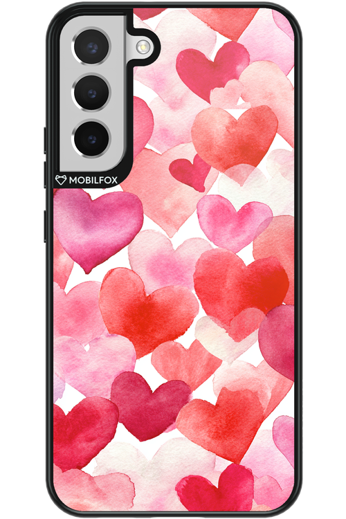 Water Painted Heart - Samsung Galaxy S22+