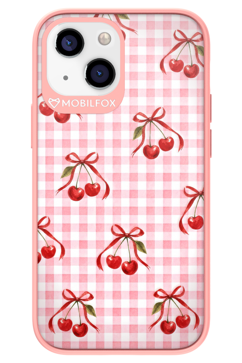 Pink Cherry Checked 2.0 - Apple iPhone 13 Mini