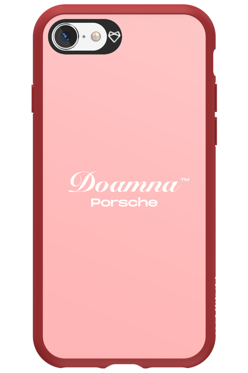 Doamna Porsche (pink) - Apple iPhone 8